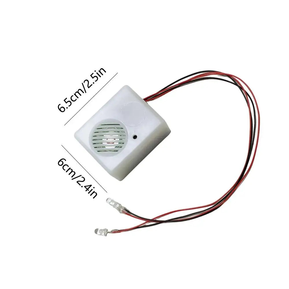 Sound Sensor Halloween Scream Speaker Horror Screaming Tricky Voice-activated Props Scary Sound Sensor For Party Decoration