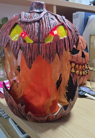 Halloween House Props Party Supplies Scary Pumpkin Lighting Decoration Horror Party Garden Yard Decor Outdoor Haunted Ornament
