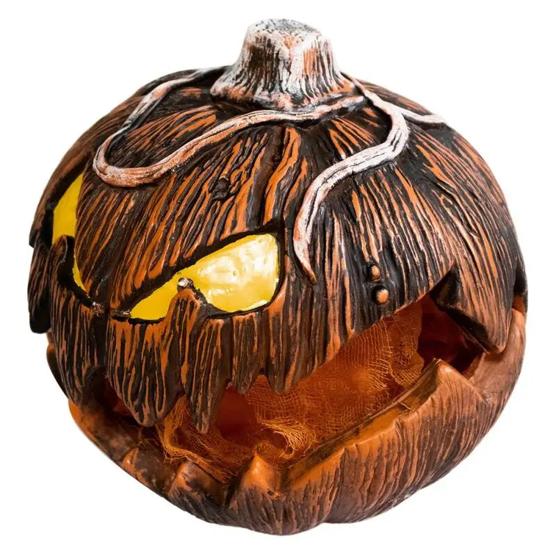 Unique LED Devil Pumpkin Lantern Halloween Evil Pumpkin Lamp Flashing Ghost Lighting Festival Halloween Party Decoration