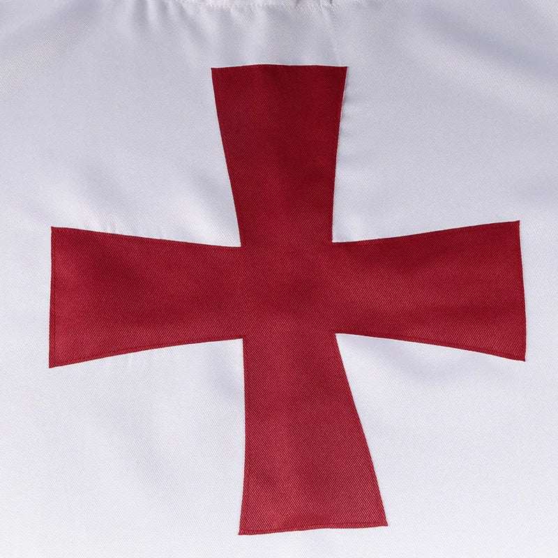 Color Cosplayer Medieval Knights Templar Tunic Cosplay Costumes Renaissance Surcoat Warrior Outfit Renaissance Black Cloak Top
