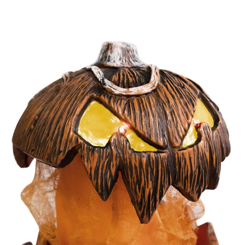 Unique LED Devil Pumpkin Lantern Halloween Evil Pumpkin Lamp Flashing Ghost Lighting Festival Halloween Party Decoration