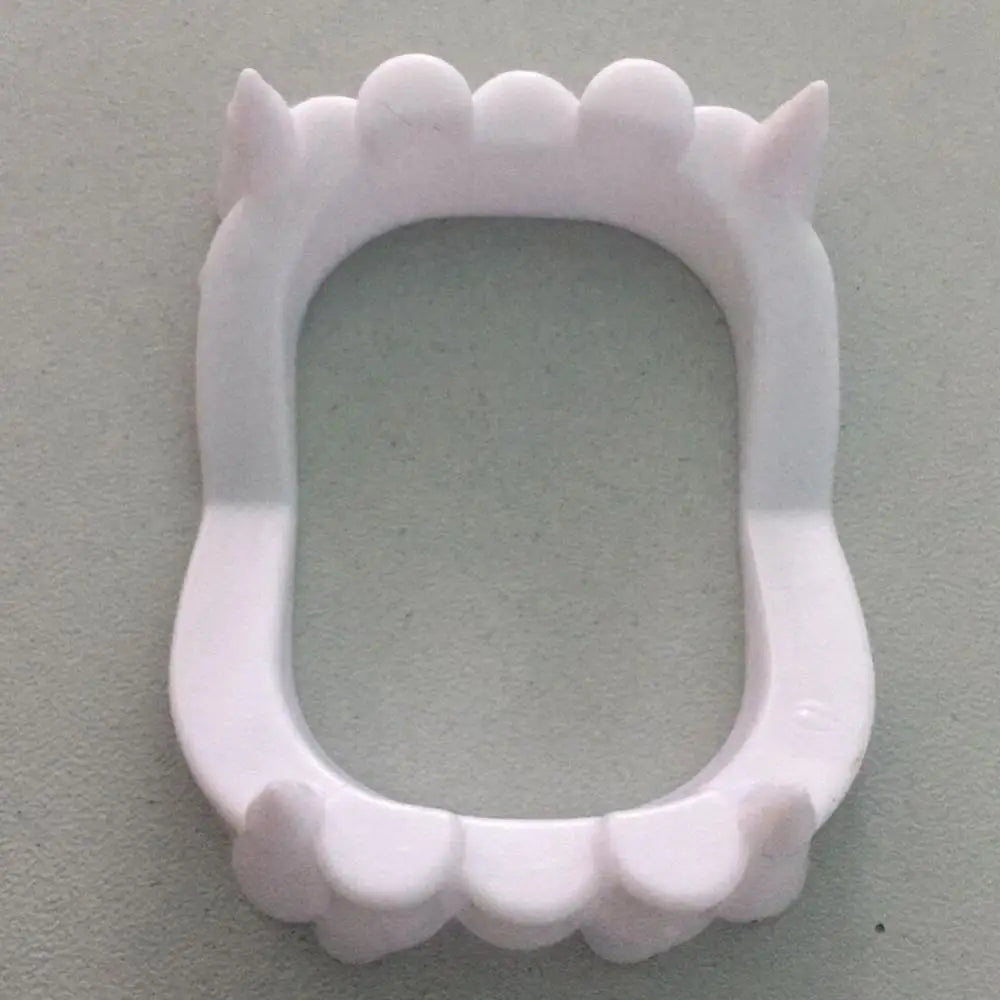 Halloween Fake Vampire Teeth Party Decoration For Kids Plastic False Vampire Teeth Costume Halloween Theme Cosplay Toy Supplies