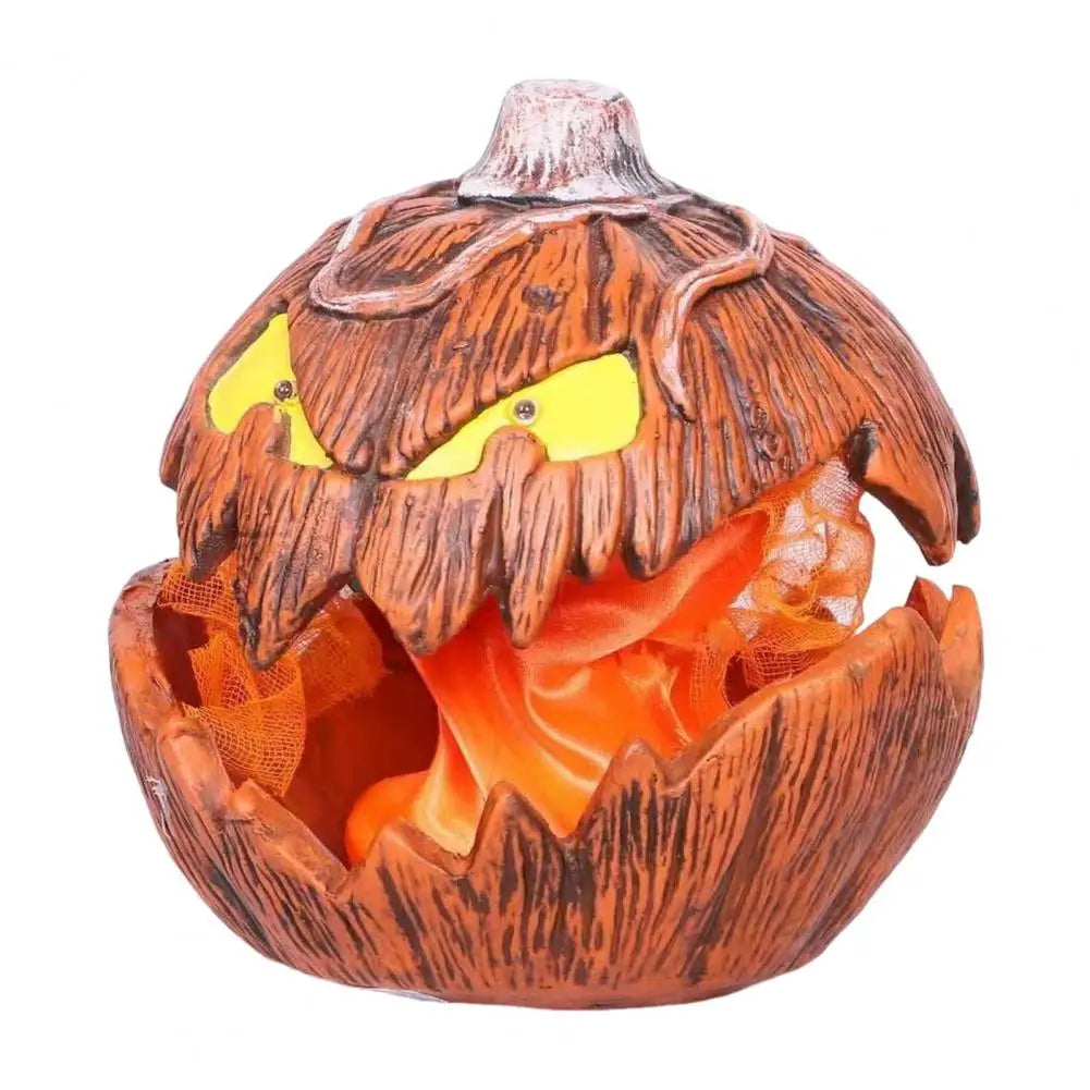 Spooky Halloween Decor Pumpkin Decoration with Dim Lights Spooky Halloween Pumpkin Lantern with Lights for Indoor for Porch