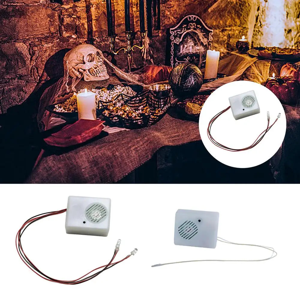Sound Sensor Halloween Scream Speaker Horror Screaming Tricky Voice-activated Props Scary Sound Sensor For Party Decoration