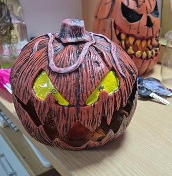 Halloween House Props Party Supplies Scary Pumpkin Lighting Decoration Horror Party Garden Yard Decor Outdoor Haunted Ornament