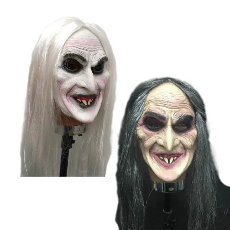 Scary Props Spoof Horror Horror Mask Masquerade Zombie Masks Halloween Decoration Halloween Face Cover Lightweight Tricky Toy