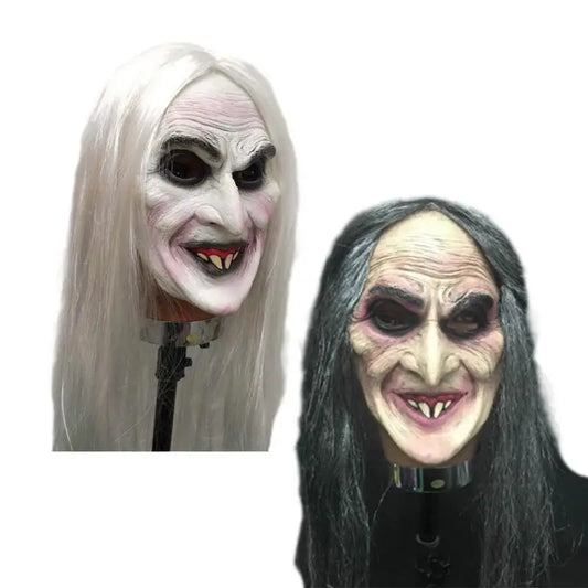 Scary Props Spoof Horror Horror Mask Masquerade Zombie Masks Halloween Decoration Halloween Face Cover Lightweight Tricky Toy