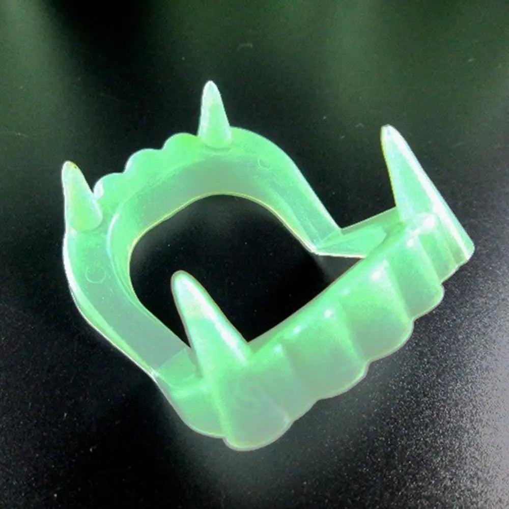 Halloween Fake Vampire Teeth Party Decoration For Kids Plastic False Vampire Teeth Costume Halloween Theme Cosplay Toy Supplies