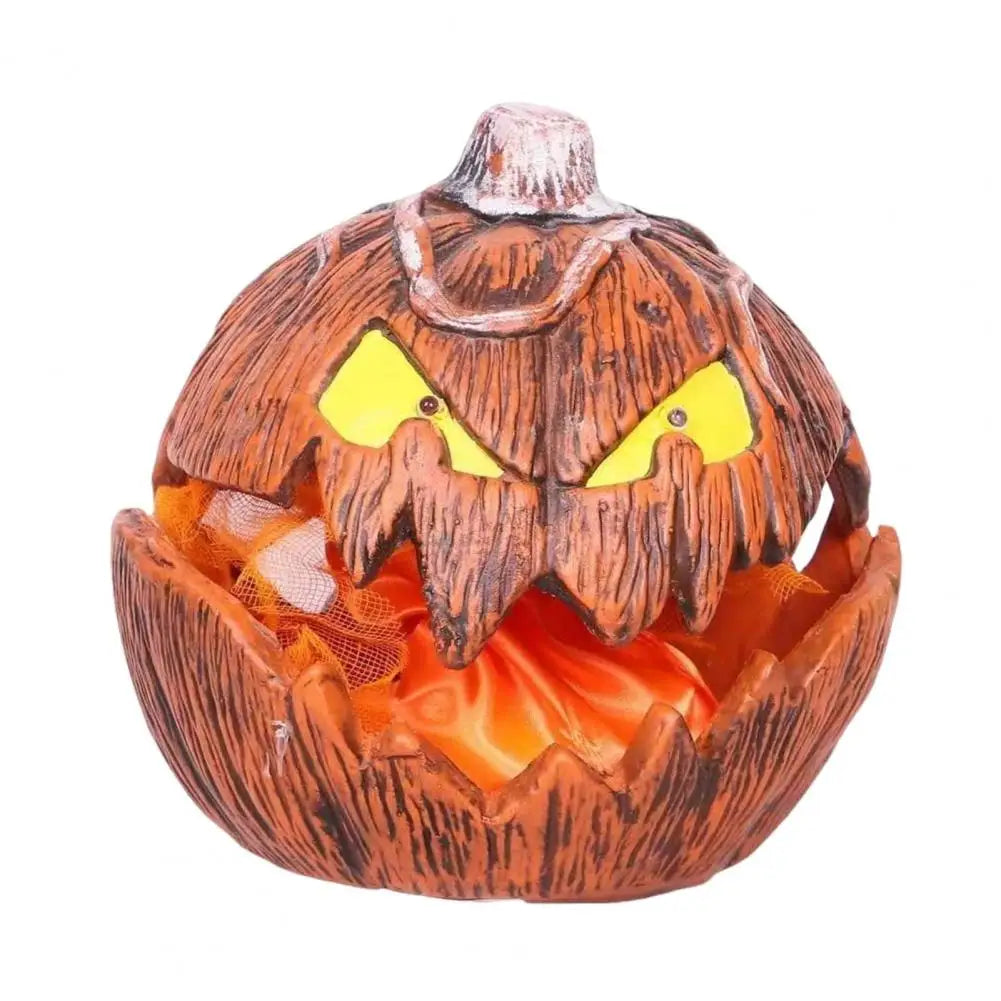 Spooky Halloween Decor Pumpkin Decoration with Dim Lights Spooky Halloween Pumpkin Lantern with Lights for Indoor for Porch